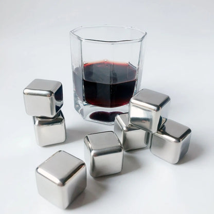 Glaçons Réutilisables en Acier Inoxydable