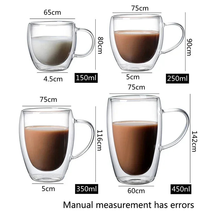 Tasse Double Paroi Résistante à la Chaleur