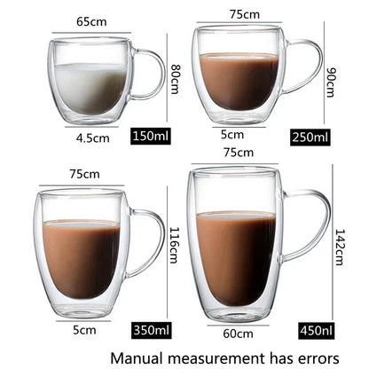 Tasse Double Paroi Résistante à la Chaleur